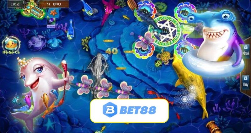 Ưu điểm thú vị khi chơi game bắn cá Bet88 online